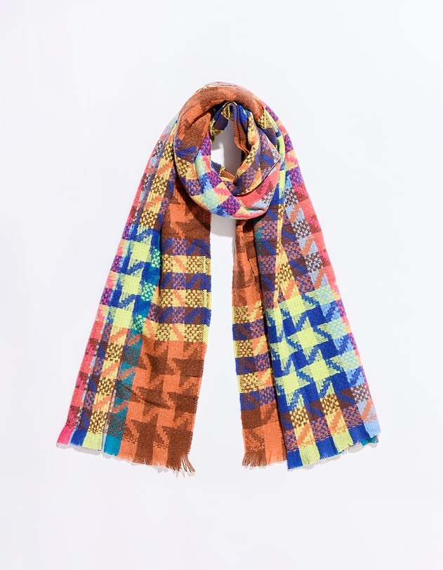 Women&rsquo;s printed rectangular scarf femme La Fianc&eacute;e