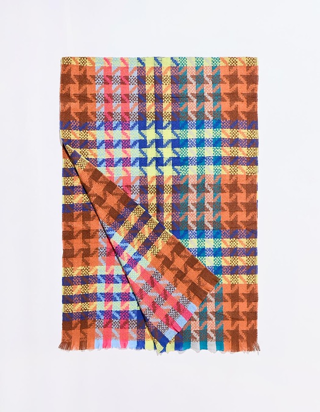 Women&rsquo;s printed rectangular scarf femme La Fianc&eacute;e