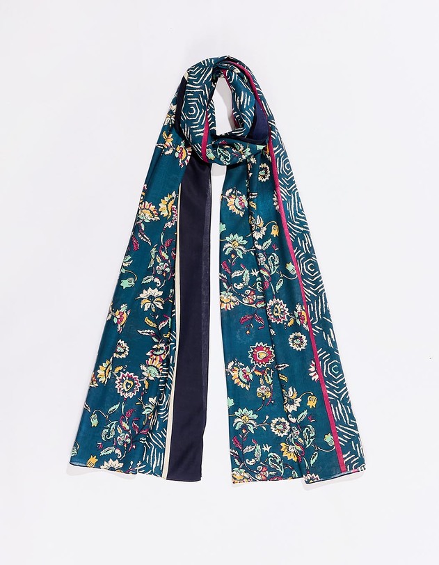 Large printed fluid stole femme La Fianc&eacute;e