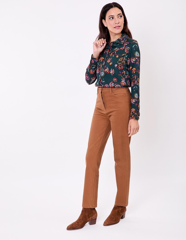 Country-style fluid blouse femme La Fianc&eacute;e
