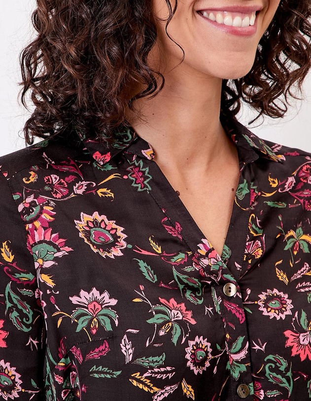 Straight satin shirt femme La Fianc&eacute;e
