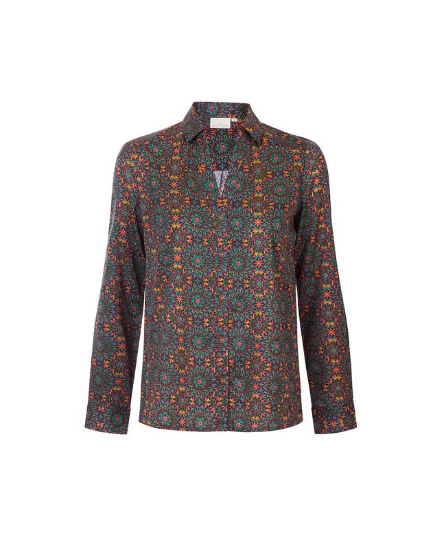 Straight satin shirt femme La Fianc&eacute;e