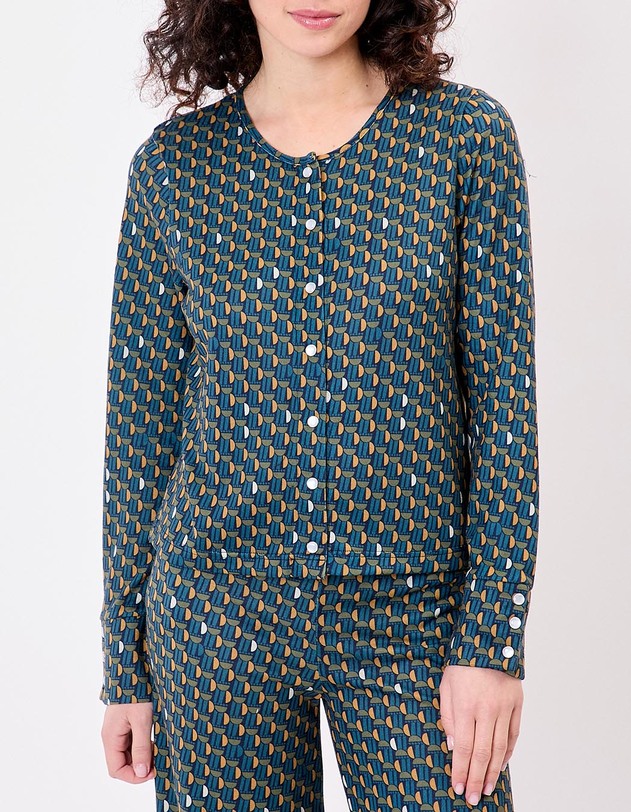 Fine knit buttoned cardigan femme La Fianc&eacute;e