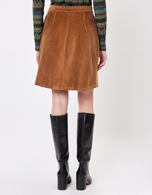 Corduroy A-line skirt femme La Fianc&eacute;e