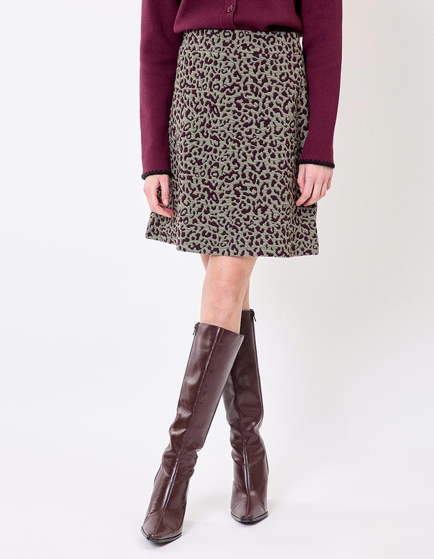 Soft knit A-line skirt femme La Fianc&eacute;e