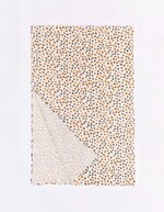 Rectangular scarf in organic cotton gauze femme La Fiancée