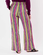 Wide-leg pants in organic cotton gauze femme La Fiancée