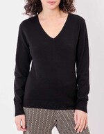 V-neck knit sweater femme La Fiancée