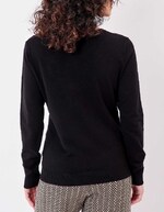 V-neck knit sweater femme La Fiancée