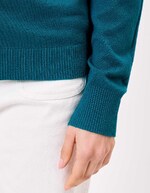 V-neck knit sweater femme La Fiancée
