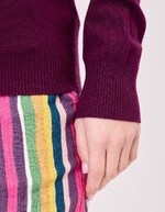 V-neck knit sweater femme La Fiancée