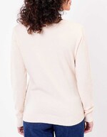 V-neck knit sweater femme La Fiancée