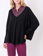 Oversized knit sweater femme La Fiancée