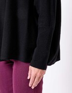 Oversized knit sweater femme La Fiancée