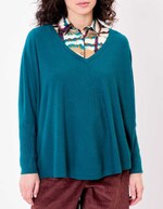 Oversized knit sweater femme La Fiancée
