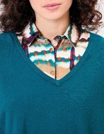 Oversized knit sweater femme La Fiancée