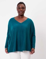 Oversized knit sweater femme La Fiancée