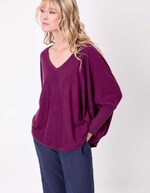 Oversized knit sweater femme La Fiancée