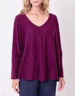 Oversized knit sweater femme La Fiancée