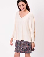 Oversized knit sweater femme La Fiancée