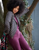 Wide-leg jeans in organic cotton denim femme La Fianc&eacute;e