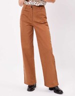 Wide-leg jeans in organic cotton denim femme La Fiancée
