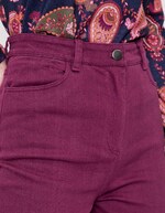 Straight-leg jeans in organic cotton denim femme La Fiancée