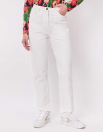 Straight-leg jeans in organic cotton denim femme La Fiancée