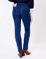 Straight-leg jeans in organic cotton denim femme La Fiancée