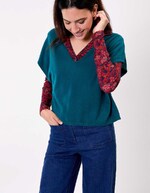 Sleeveless knit sweater femme La Fiancée
