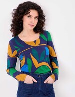 Organic flamed cotton T-shirt femme La Fiancée