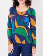 Organic flamed cotton T-shirt femme La Fiancée