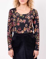 Organic flamed cotton T-shirt femme La Fiancée
