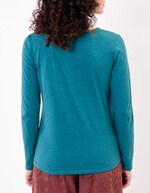 Organic flamed cotton T-shirt femme La Fiancée
