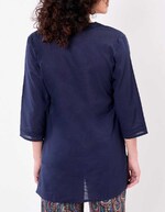 Women’s tunic in organic cotton voile femme La Fiancée