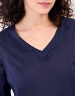 Women’s tunic in organic cotton voile femme La Fiancée