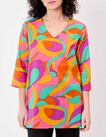 Women’s tunic in organic cotton voile femme La Fiancée
