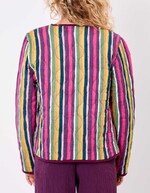 Reversible quilted jacket in organic cotton gauze femme La Fiancée