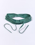 Leather tie belt femme La Fiancée