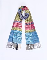 Knitted rectangular scarf femme La Fiancée