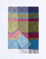 Knitted rectangular scarf femme La Fiancée