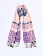 Knitted rectangular scarf femme La Fianc&eacute;e