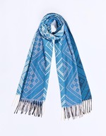 Knitted rectangular scarf femme La Fiancée