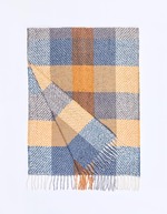 Checked rectangular scarf femme La Fianc&eacute;e