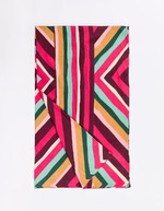 Large printed fluid cotton stole femme La Fiancée