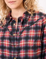 Country-style fluid blouse femme La Fiancée