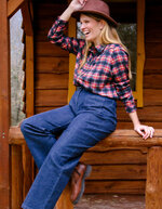 Country-style fluid blouse femme La Fiancée