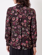 Straight satin shirt femme La Fiancée