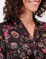 Straight satin shirt femme La Fiancée