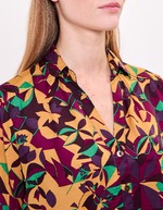 Straight satin shirt femme La Fiancée